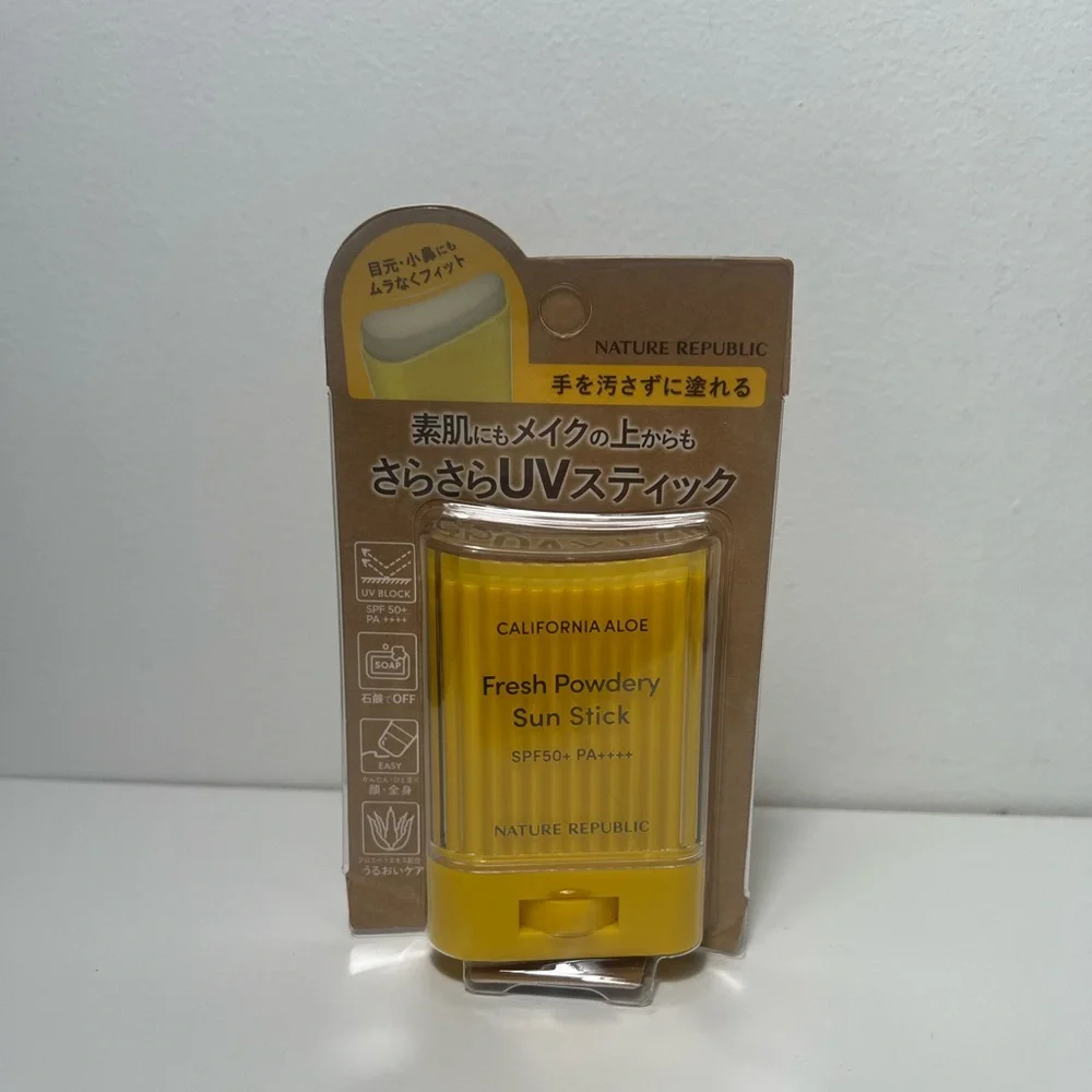 Nature Republic California Aloe Fresh Powdery Sun Stick Sunscreen SPF 50+ PA++++